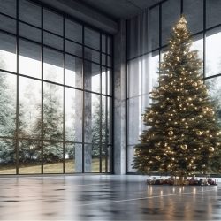 office Christmas tree installation Dallas Fort Worth